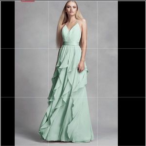 Chiffon Dress with Cascading Skirt
VERA WANG